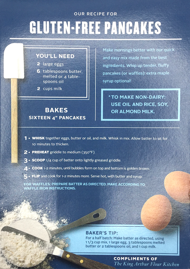 킹아써 King Arthur Non-GMO 글루텐-프리 팬케이크 믹스 425g