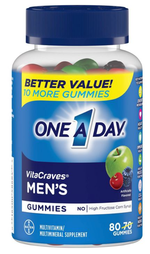 12+ 바이엘 원어데이 맨즈 멀티 거미 80정