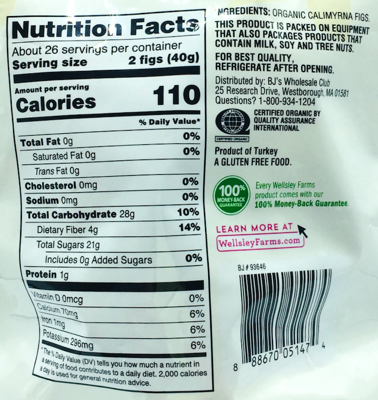 웰슬리팜 유기농 슈가/방부제/황산-프리 무화과 1.02kg