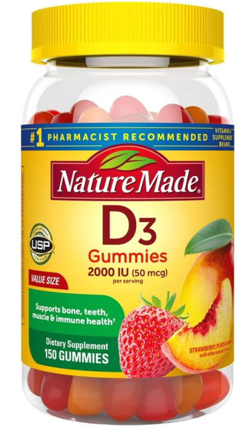 네이처메이드 비타민 D3 1000 IU 거미 150정