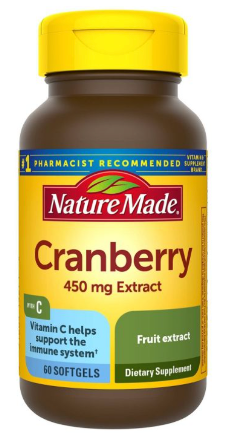 네이처메이드 크랜베리 450mg 60 액정