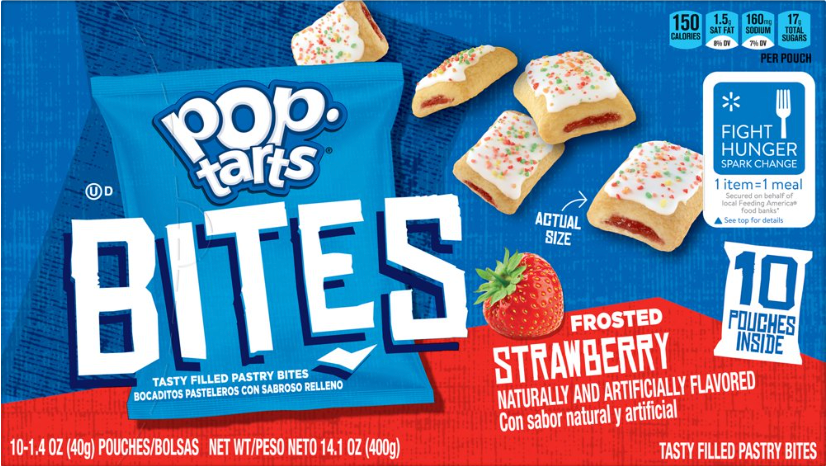 켈로그 Kellogg's 프로스티드 스트로베리 팝타르트 바이트 10ct (400g)