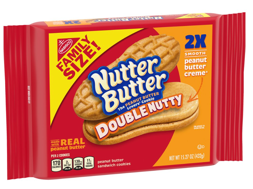 나비스코 Nabisco 너터버터 더블너티 땅콩버터 샌드위치 쿠키 432g