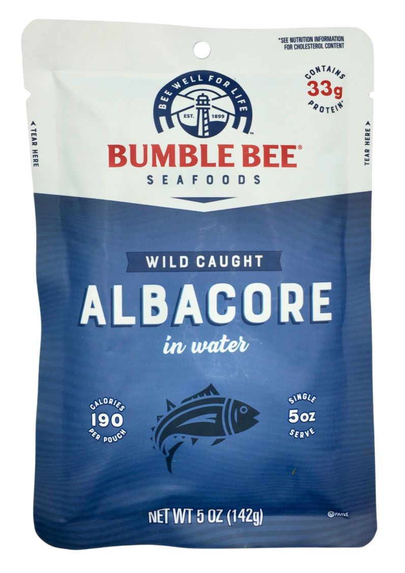 범블비 Bumble Bee Non-GMO 알바코어 참치 파우치 142g 4ct (568g)