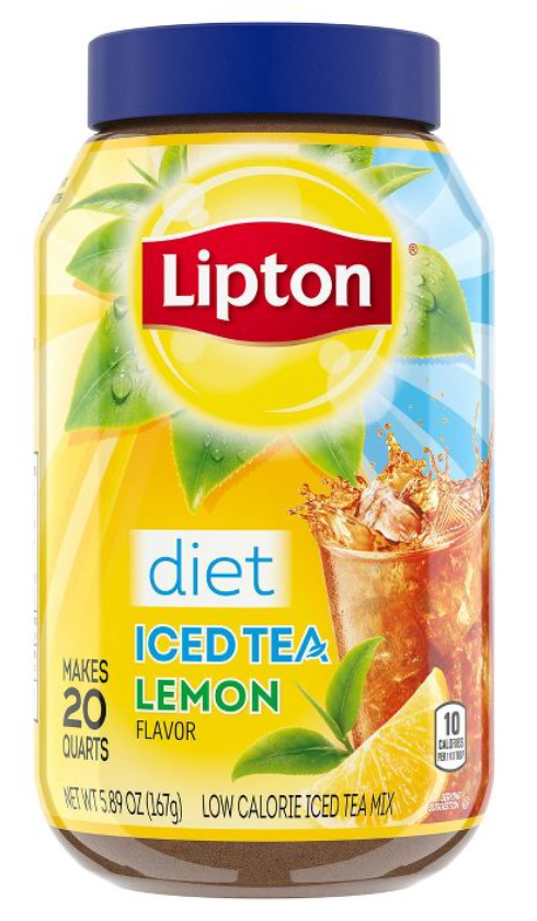 유니레버 Unilever 립튼 다이어트 슈가-프리 레몬 아이스티 믹스 19L (167g)