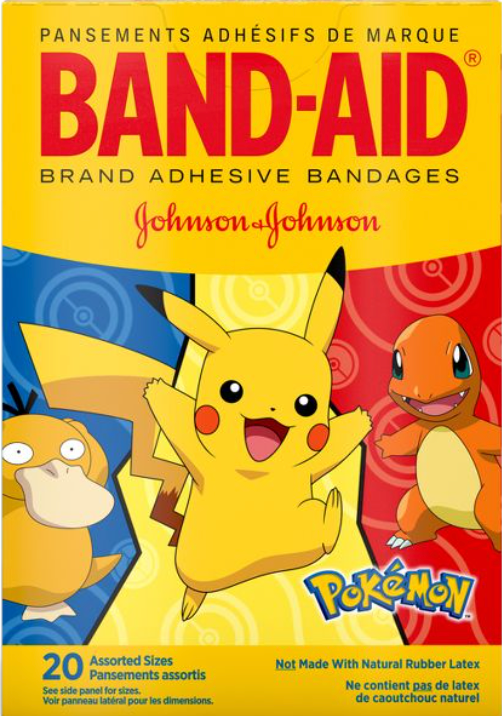 밴드에이드 Bandaid 키즈 밴드 Pokemon 2개 (40매)