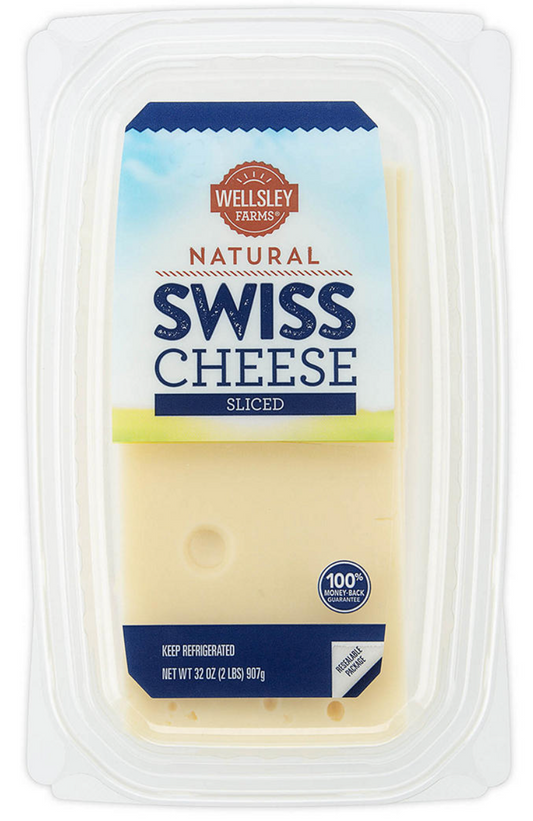 웰슬리팜 Wellsley Farms 스위스 치즈 슬라이스 907g