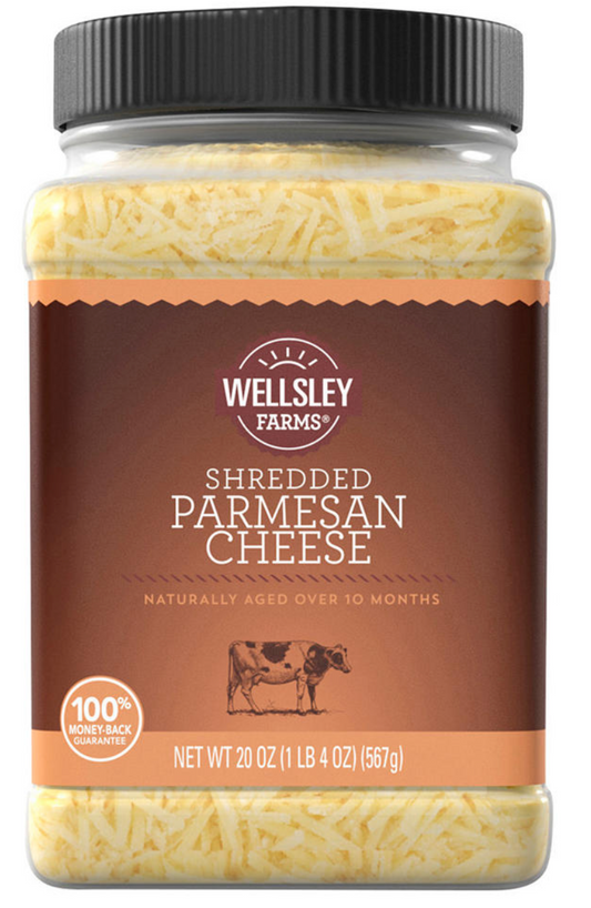 웰슬리팜 Wellsley Farms 슈레드 파마산 치즈 567g