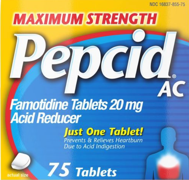 펩시드 파모티딘 20mg 제산제 75정