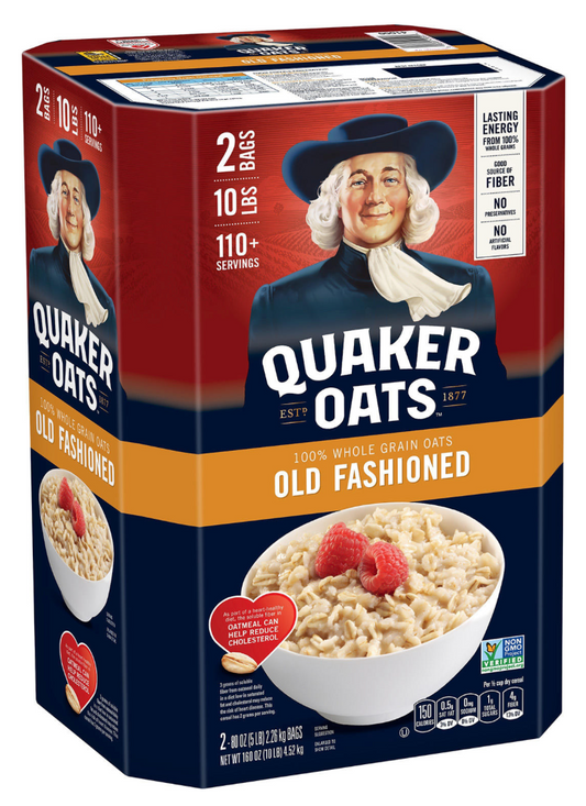 퀘이커 Quaker Non-GMO 올드 패션드 오트밀 4.52kg