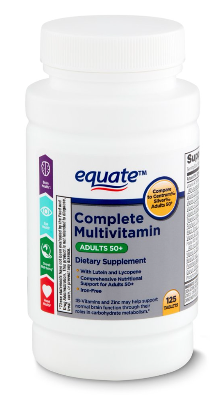 50+ 이퀘이트 어덜트 컴플릿 멀티비타민 125정