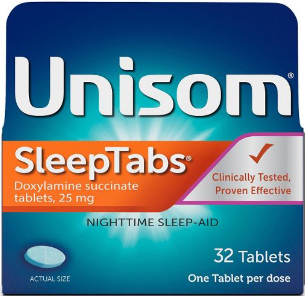 12+ 사노피 유니솜 독시라민 석신산염 25mg 슬립탭 수면유도 32정