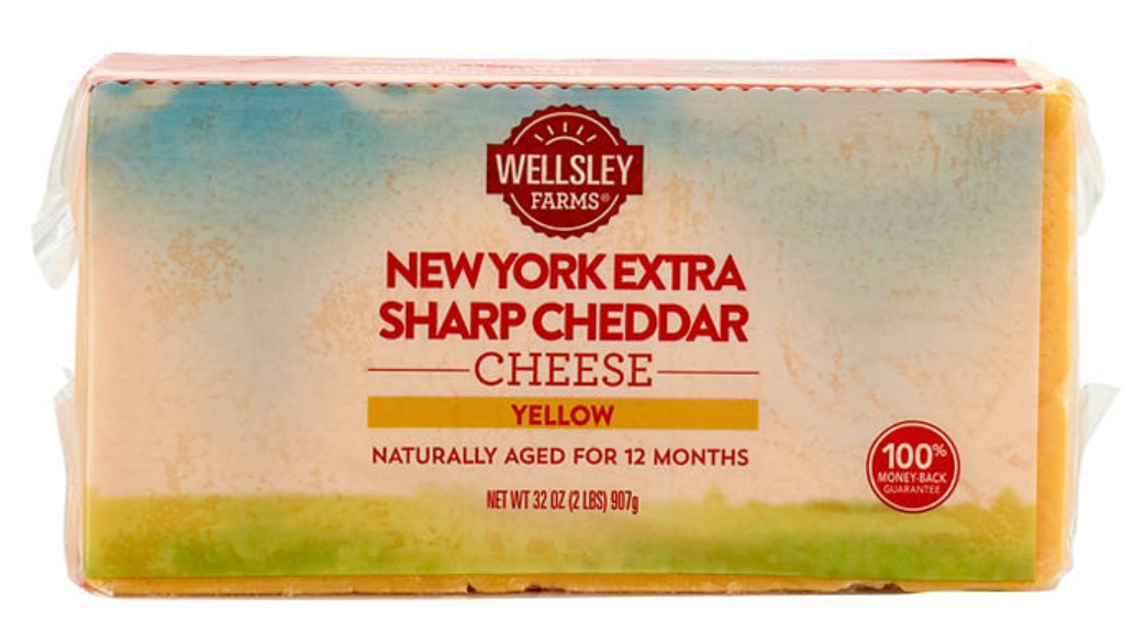웰슬리팜 Wellsley Farms 뉴욕 엑스트라 샤프 체다 치즈 907g