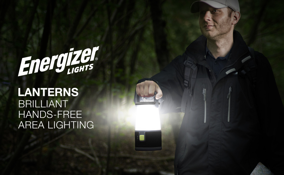 에너자이저 Energizer 360° USB 충전 1,000 루멘스 LED 방수 랜턴 Forest Green