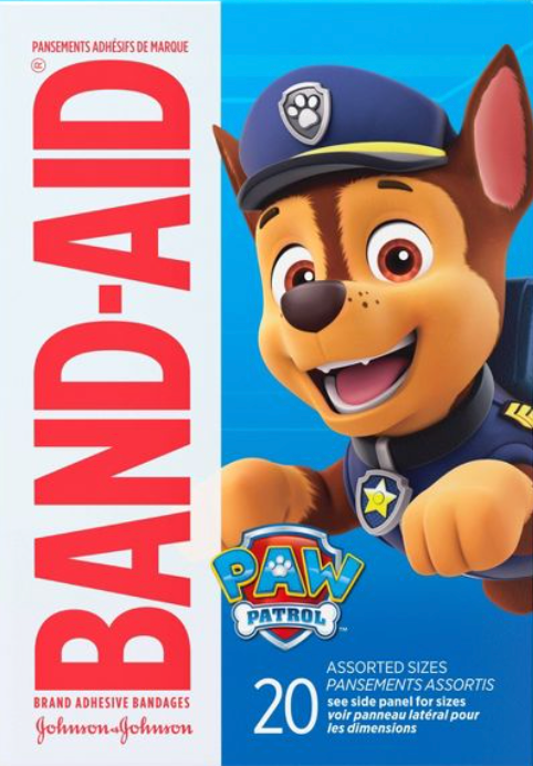 밴드에이드 Bandaid 키즈 밴드 PAW Patrol 20매 2개 (40매)