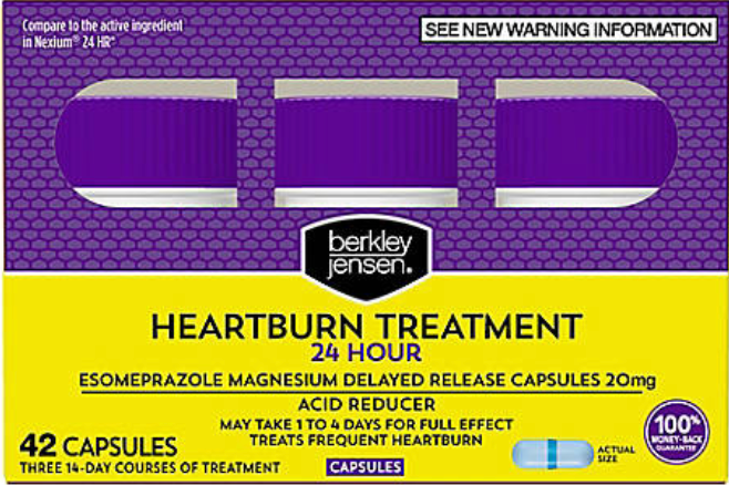 버클리젠슨 에소메프라졸 마그네슘 20mg 위산억제•제산제 14정 3병 (42정)