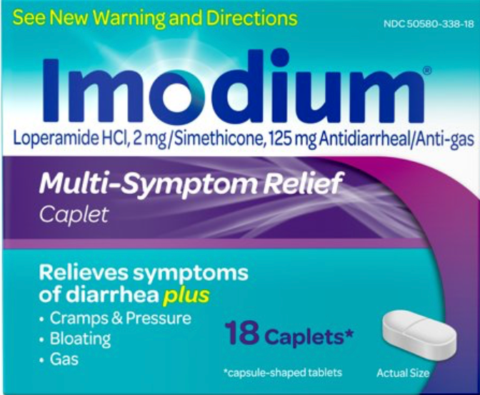 6+ 존슨앤존슨 이모디움 멀티심텀 릴리프 설사•복통•복부팽만•가스완화 18정