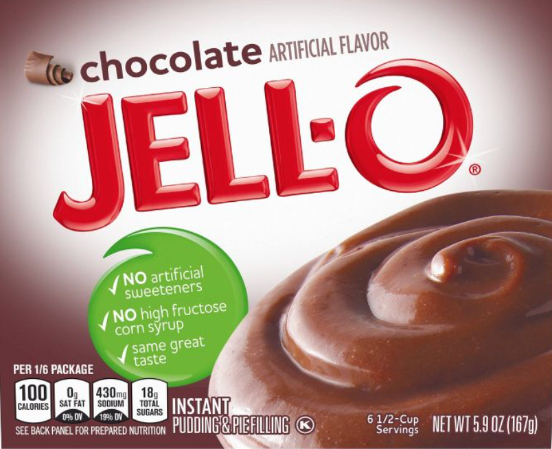 크래프트 Kraft 젤로 초콜렛 푸딩 & 파이 필링 믹스 167g 3팩 (501g)