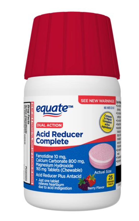 이퀘이트 듀얼액션 애시드리듀서 컴플릿 속쓰림완화 츄어블 25정