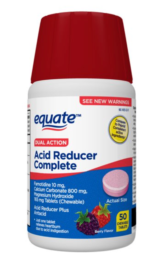 이퀘이트 듀얼액션 애시드리듀서 컴플릿 속쓰림완화 츄어블 50정