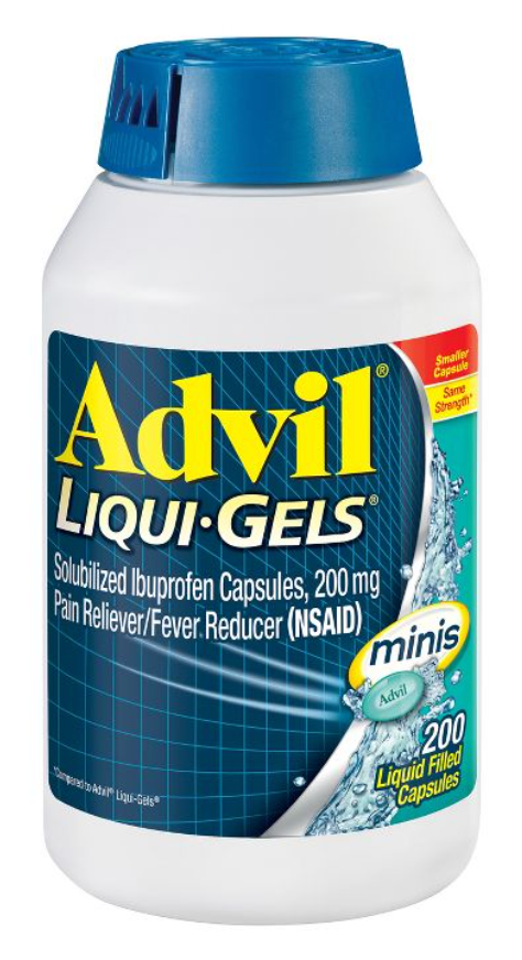 글락소스미스클라인 GSK 애드빌 아이부프로펜 200mg 미니 리퀴젤 200정