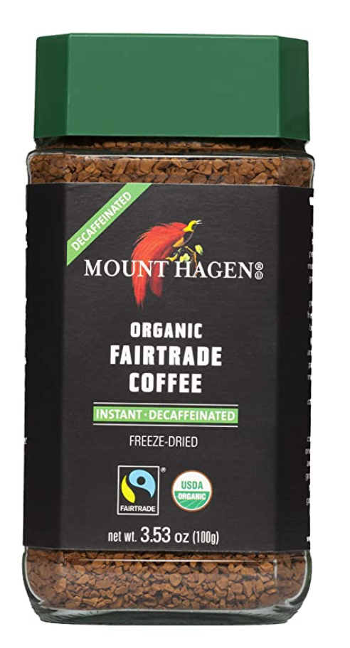 마운트하겐 Mount Hagen 유기농 파푸아뉴기니 디카페인 인스턴트 커피 100g