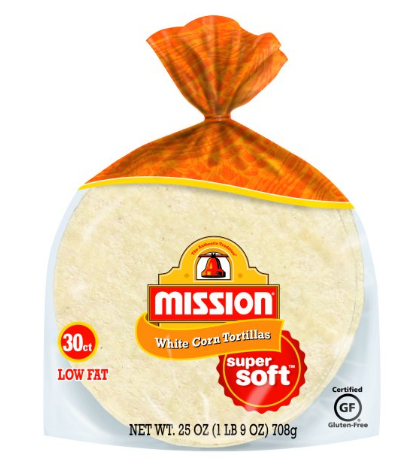 미션 Mission 글루텐-프리 화이트콘 토틸라 30ct (708g)