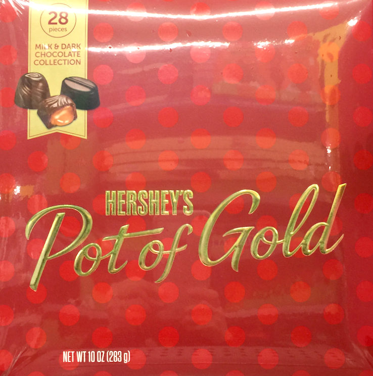 허쉬 Hershey's 팟오브골드 밀크 & 다크초콜렛 트러플 28pc (283g)