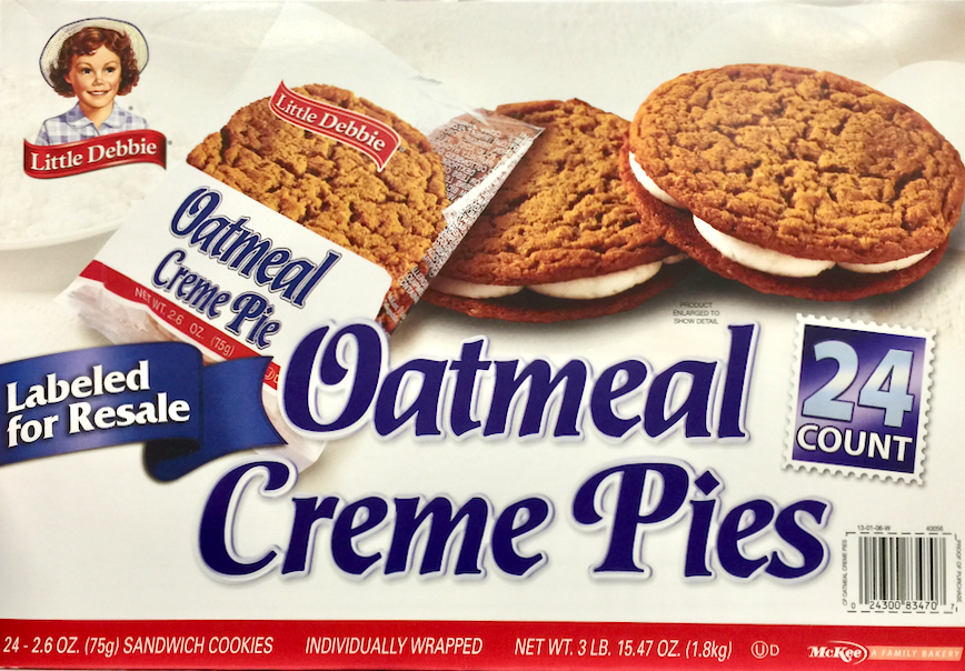 리틀데비 Little Debbie 오트밀 크림파이 샌드위치 쿠키 24pc (1.8kg) *Since 1960*
