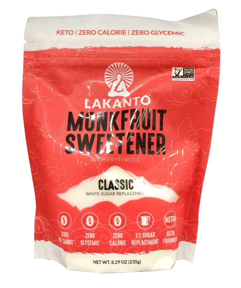 라칸토 Lakanto Non-GMO 0칼로리/무혈당 몽크프루트 당뇨•케토 감미료 800g