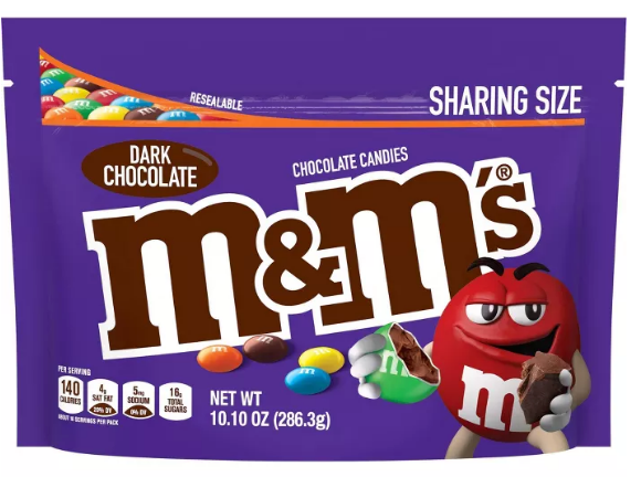 마스 Mars M&M's 다크초콜렛 엠앤엠 286g