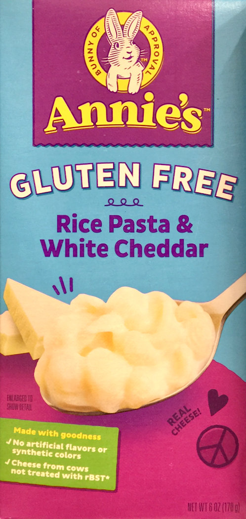 애니스 Annie's rBST/글루텐-프리 화이트체다 맥앤치즈 170g 4팩 (680g)