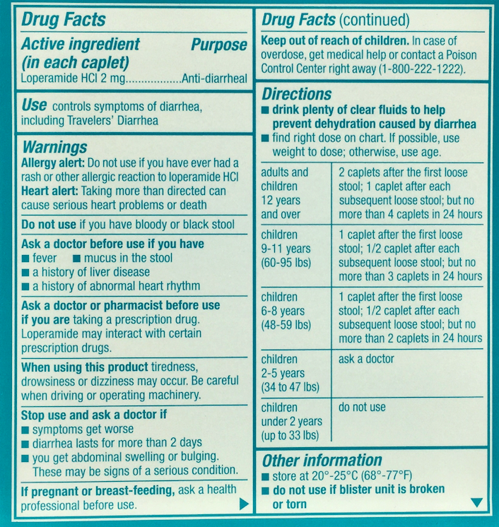 6+ 존슨앤존슨 이모디움 A-D 로페라미드 HCl 2mg 지사제 24정