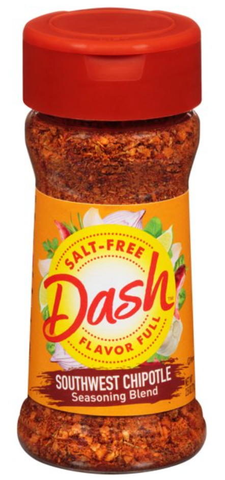 대시 Dash 슈가-프리 무염 0칼로리 사우스웨스트 치폴레 시즈닝 71g 🌶