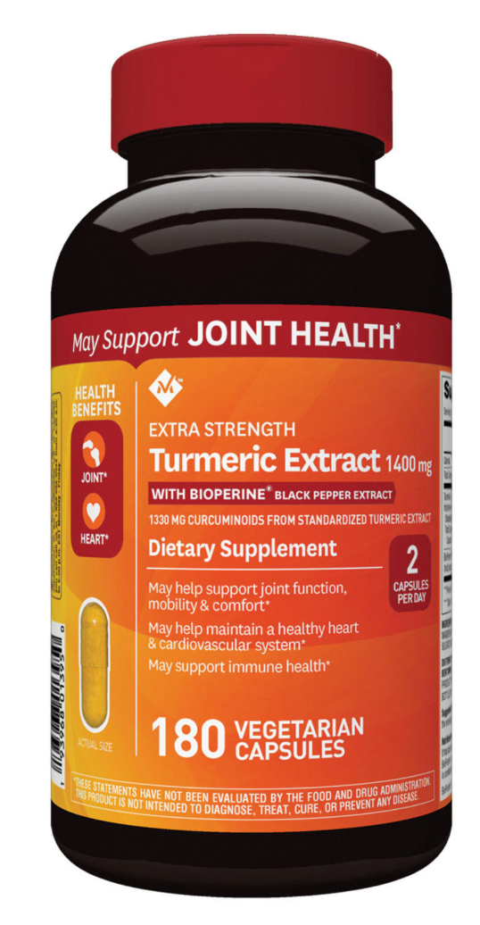 멤버스마크 튜머릭 + 커큐민 복합체 1200mg 180정