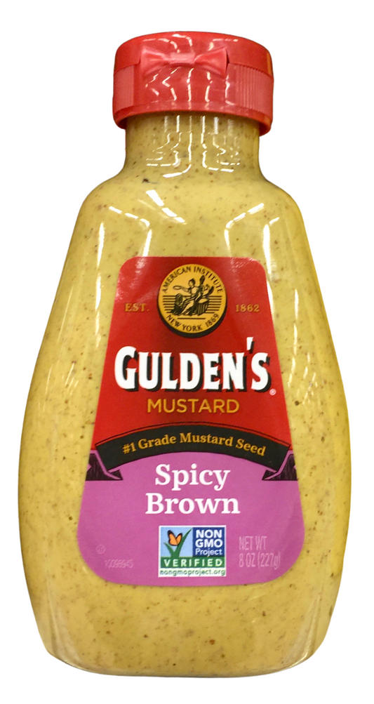 걸덴스 Gulden's Non-GMO 스파이시 브라운 머스타드 ft. 유기농 식초 227g 🌶
