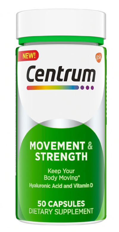 글락소스미스클라인 GSK 센트룸 무브먼트 & 스트랭쓰 조인트 서포트 50정