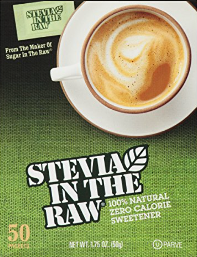 인더로 In-the-Raw 에리스리톨-프리 0칼로리 스테비아 당뇨•케토 감미료 50ct (50g)