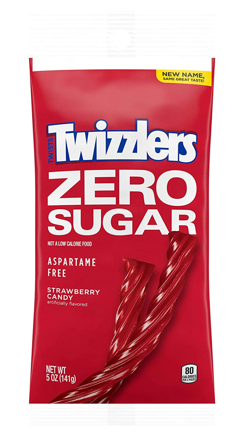 허쉬 트위즐러 아스파담-프리 제로슈가 딸기 트위스트 141g