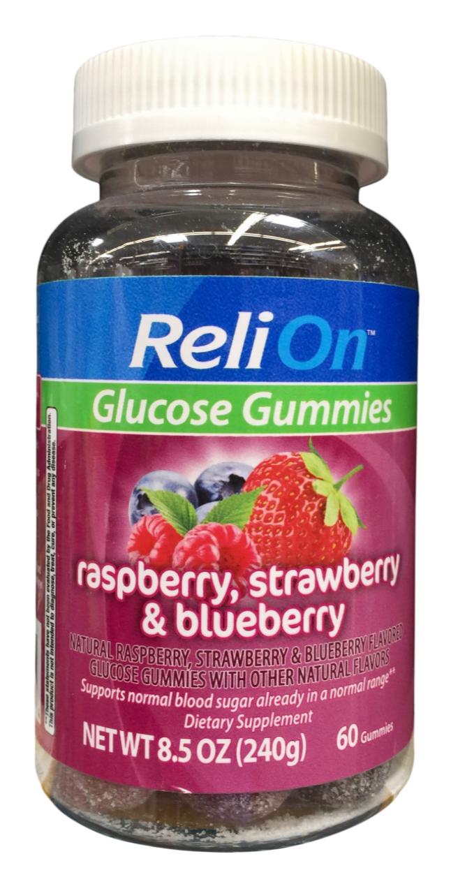 릴라이온 ReliOn 글루텐/카페인-프리 글루코즈 포도당 거미 60정 2병 (120정)