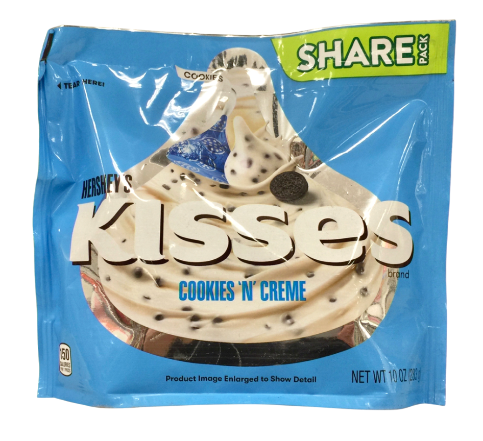 허쉬 키세스 쿠키 & 크림 화이트초콜렛 283g