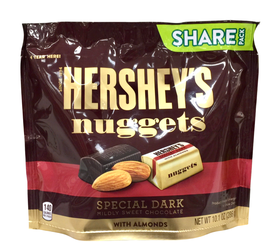 허쉬 너겟 글루텐-프리 스페셜 다크 마일드리 스위트 초콜렛 286g