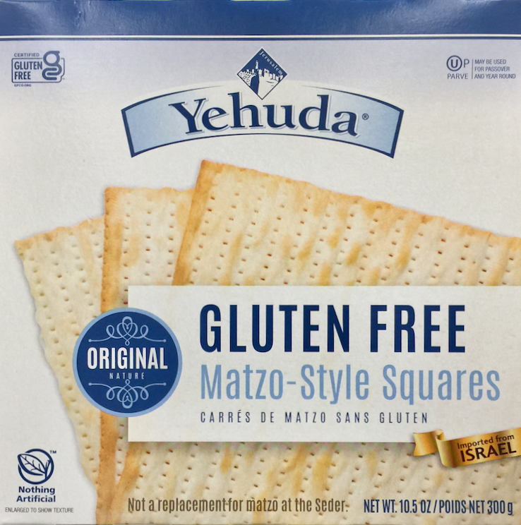 예후다 Yehuda 글루텐-프리 맛초 (매트조) 이스라엘 플랫브레드 284g
