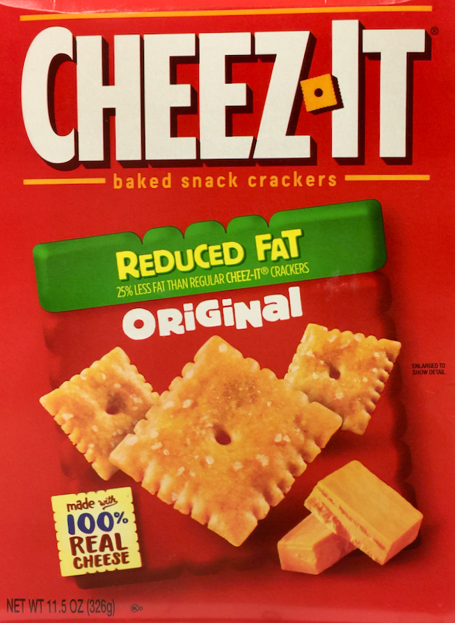 켈로그 Kellogg's 치즈잇 25% 저지방 크래커 326g