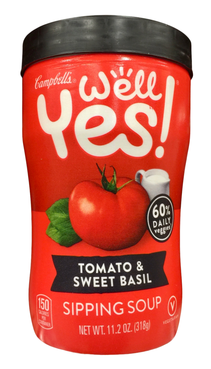 캠벨 Campbell's 웰예스 Non-GMO 토마토 스위트 바질 전자렌지 스프 312g 6ct (1.87kg)