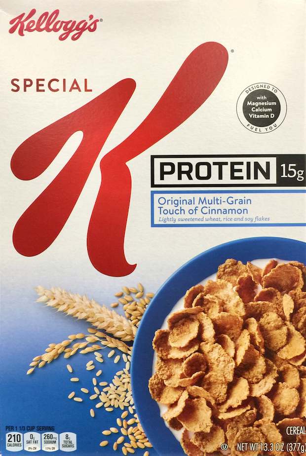 켈로그 Kellogg's 스페셜K 프로틴 오리지널 멀티그레인 시리얼 377g *단백질 15g*