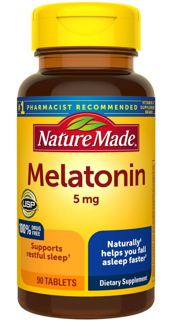 네이처메이드 약물-프리 멜라토닌 5mg 수면유도 90정