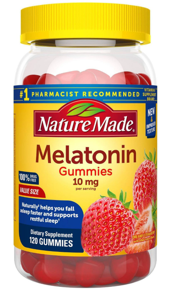 네이처메이드 약물-프리 멜라토닌 5mg 수면유도 거미 120정