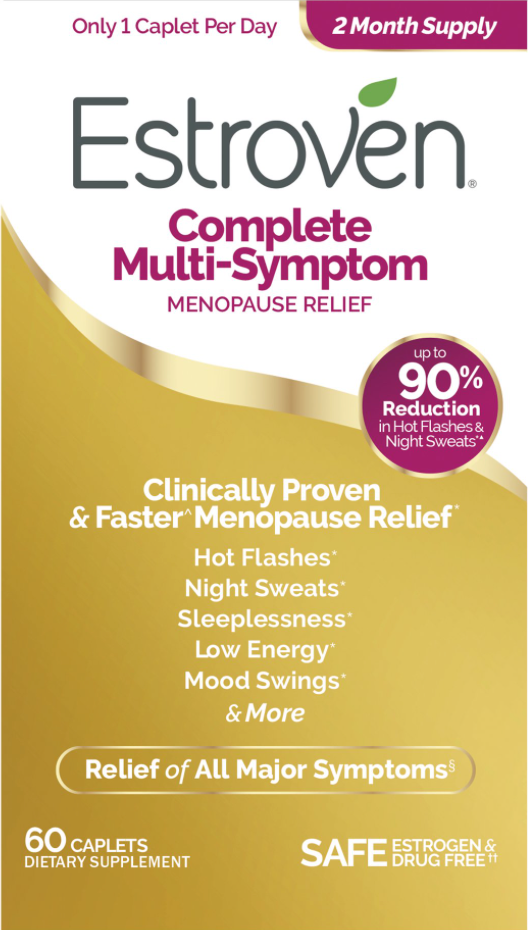 에스트로벤 Estroven 호르몬/약물-프리 컴플릿 메노포즈 릴리프 (갱년기증상 완화) 60정
