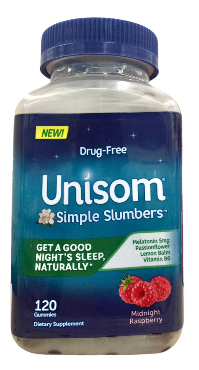 12+ 사노피 유니솜 약물-프리 멜라토닌 2.5mg 수면유도 거미 120정